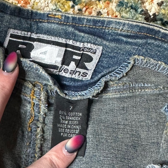 Vintage R4R y2k denim maxi skirt - Picture 3 of 3